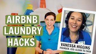 Airbnb Laundry Hacks with Vanessa Higgins