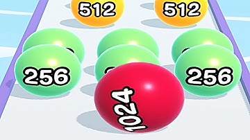 Ball Run 2048 - All Levels Android, iOS Walkthrough Gameplay Part 12