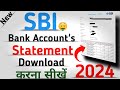 How download sbi Account statment  | sbi ka financial year statement kaise nikale  | New |