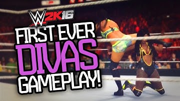 WWE 2K16 - DIVAS GAMEPLAY! FIRST LOOK! (WWE 2K16 New Gameplay)