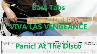 Panic! At The Disco - Viva Las Vengeance (BASS COVER TABS)