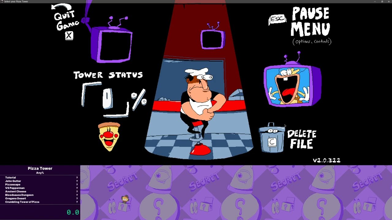 Pepperman is removed from the game entirely [Pizza Tower] [Mods]