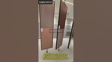 360° Double-Sided Rotating Display Rack for Tile, Stone & Flooring Samples #displayrack