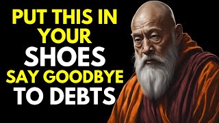 IF YOU PUT THIS IN YOUR SHOES YOU WILL NEVER HAVE DEBTS AND BAD LUCK | Buddhist Zen Story | Buddhism