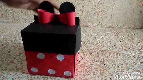 Mickey mouse explosion box //gift ideas
