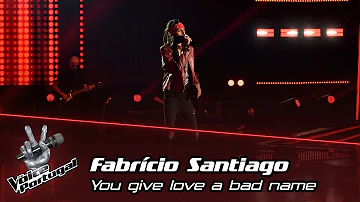 Fabrício Santiago – “You Give Love A Bad Name” | Blind Audition | The Voice Portugal