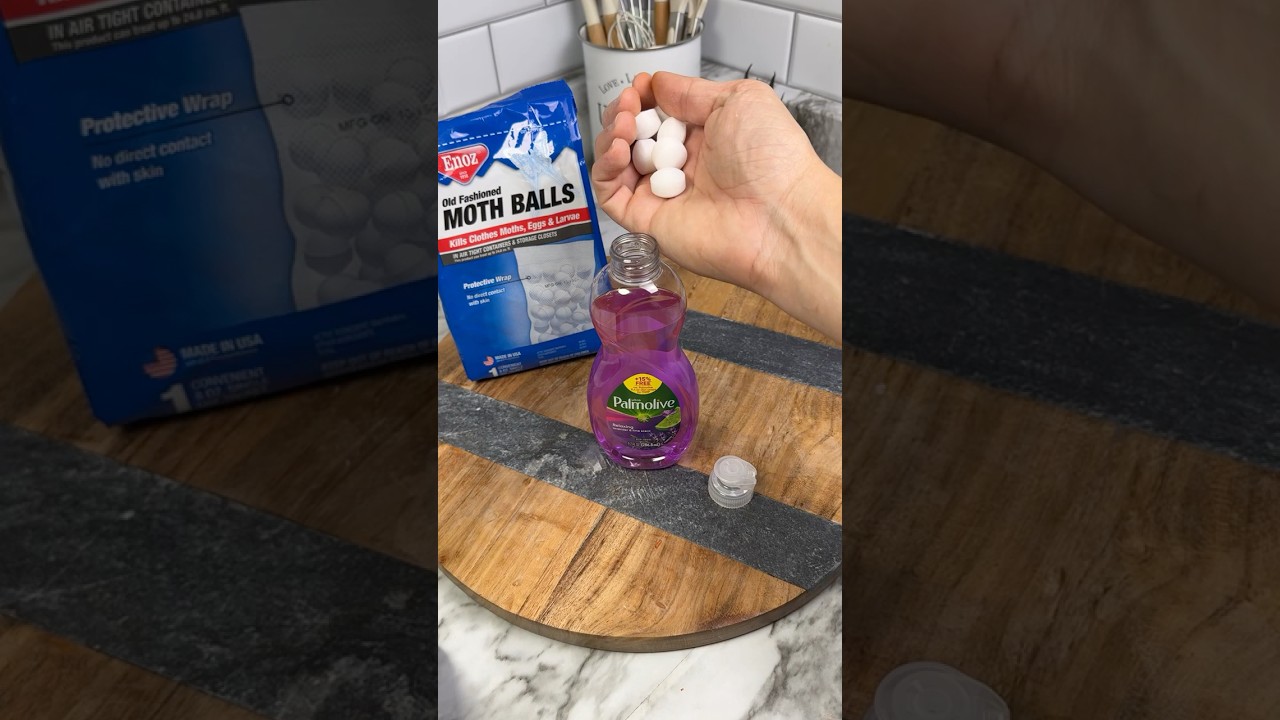 Put Mothballs in Dish Soap and You'll NEVER See This Problem Again! 