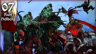 BATTLE OF THE LICHEMASTER'S LEGIONS! | WARHAMMER II - Modded Mortal Empires (Kurt Helborg) #7