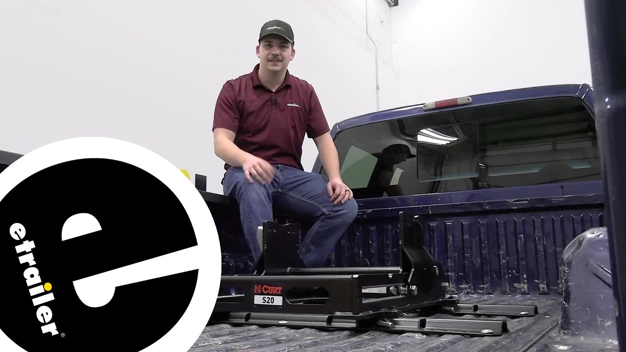 etrailer Curt 5th Wheel Trailer Hitches S20 Slider Review YouTube