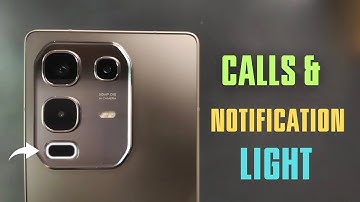 Infinix Note 50, 50x, 5G, Pro, Plus How To Set Halo Light For Calls & Notification Light |