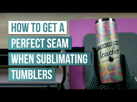 Glitter Sublimation Tumbler Tutorial 