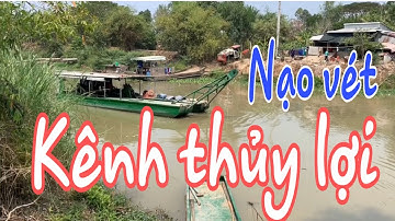 CẬN CẢNH quá trình nạo vét thủy lợi kênh TÂN CÔNG SÍNH tam nông | vùng quê MINH CÔNG