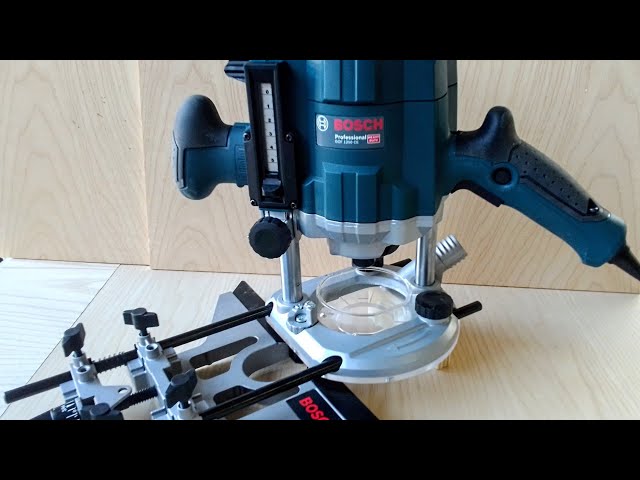 elettrofresatrice. GOF Unboxing. - CE, 1250 Bosch parte: 1ª YouTube