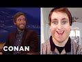 Thomas Middleditch Loves Snapchat Filters | CONAN on TBS