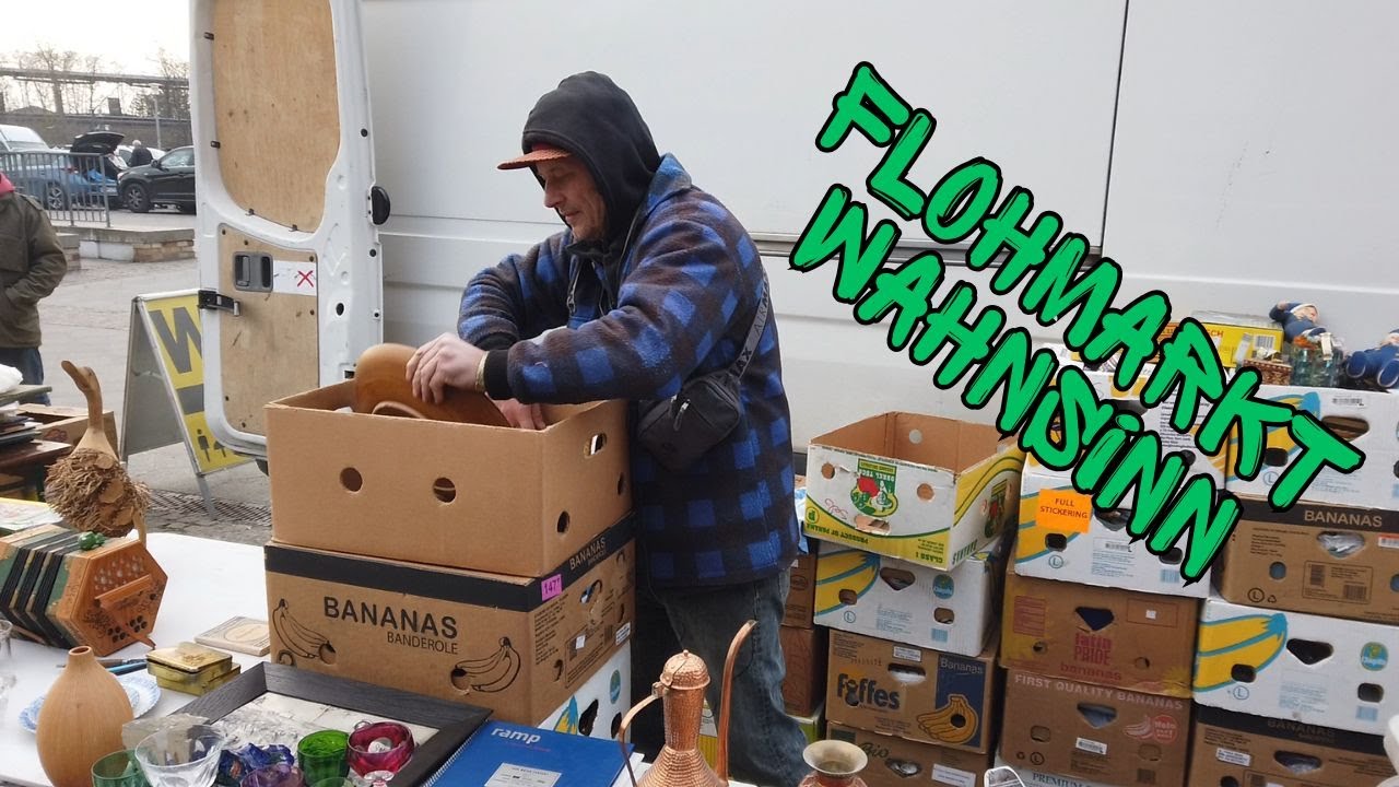 Wilder Flohmarkt-Sonntag in Berlin! Trödeln mit Basti! Abverkauf Wahnsinn