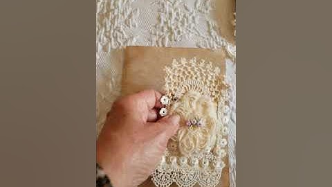 How to use my lace snippets in your journals