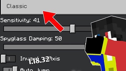 how to enable the new controls on mcpe 1.18.32 (tagalog)