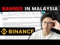 Binance banned in malaysia  what can you do now