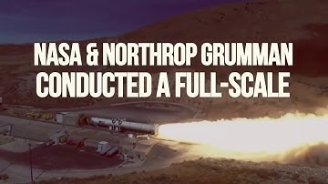 NASA Tests Space Launch System Rocket Booster for Artemis Missions