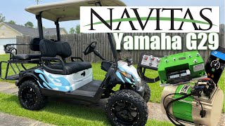 Yamaha G29 Golf Cart Navitas 4kw 600A AC Conversion Kit Install | Plum Quick Motors
