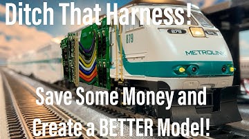 Full Conversion: Ditch the 8-/9-Pin Harness - Athearn RTR F59PHI SoundTraxx Econami for Diesel DCC