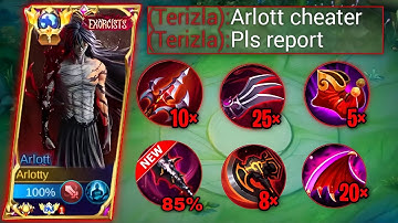 ARLOTT RED LIFESTEAL TRUE DAMAGE BUILD! NEW ABNORMAL LIFESTEAL BUG FOR BUFFED ARLOTT
