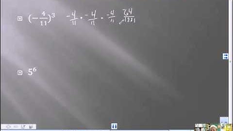 Lesson 1 Exponential Notation