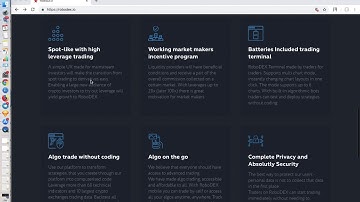 RoboDEX - Coinlist/0x Hackathon - First Decentralized Derivative Exchange.