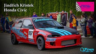 Jindřich Křístek - Honda Civic - Ústecká 21, memoriál Miroslava Urbana 2024 - Ústí nad Orlicí - ČT