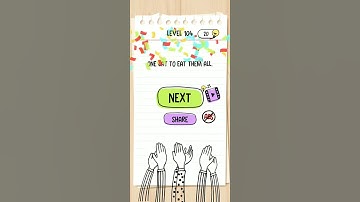 Brain test level 104 walkthrough