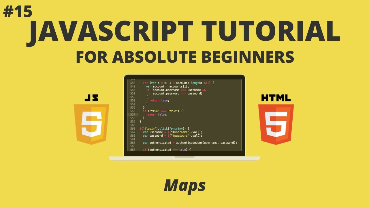 JavaScript for Beginners #15 - Maps - YouTube