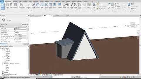 Revit 2020 - A Frame House In Revit