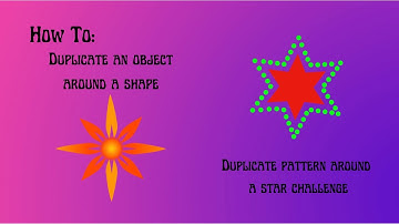 Inkscape Tutorial: How to duplicate an object/pattern around a shape