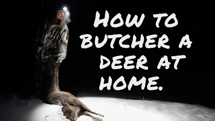 How to Butcher a Deer at Home | A Beginner Friendly Guide.