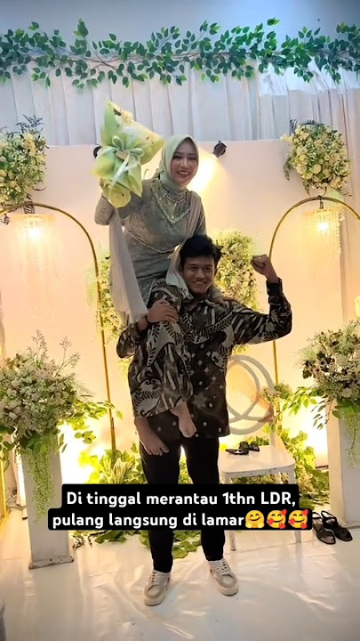 lamaran viral pejuang LDR‼️‼️#lamaran #tunangan #ldr #viraltiktok #salahmusendiri