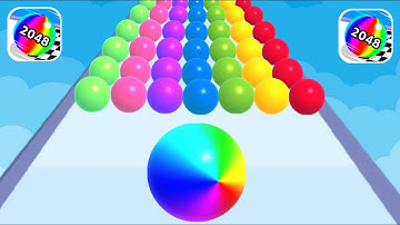 Ball Run 2048 - All Levels Gameplay Android,ios Levels 23-24) Walkthrough Mobile Game New App Update