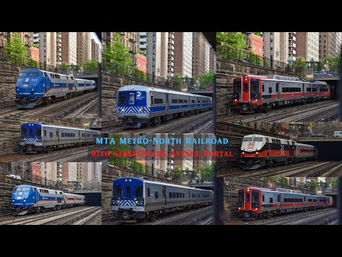 MTA Metro-North Railroad PM Rush Hour action @ 97th Street Portal