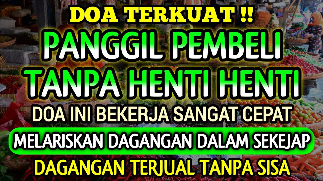 KUNFAYAKUN! PUTAR DI TEMPAT USAHA, AYAT PELARIS JUALAN MUSTAJAB, PENARIK REZEKI DARI SEGALA PENJURU!
