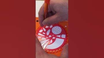 🌹Spirograph Design 🌹Nice Geometric Design | #shorts #spirograph |#spirography #art #asmr