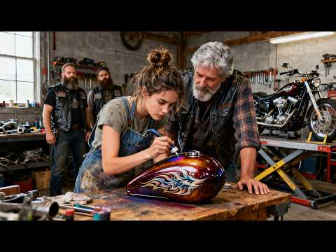 An 18-Year-Old Girl Restored One Hells Angels Fuel Tank—Then Everything They Believed Fell Apart