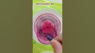 Simple Spirograph Design//Geometric shapes #short #Ytshorts #shortsvideo #Trending