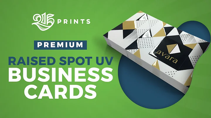 Raised Spot UV Business Card Commercial ❘ 215prints