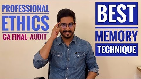 CA Final May 2023- Memory Technique for Professional Ethics | Remember All Clauses Numbers| Easy|