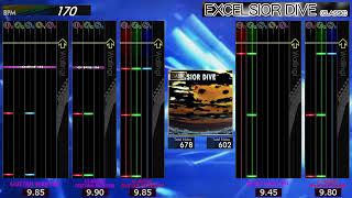 GITADORA GuitarFreaks / EXCELSIOR DIVE (CLASSIC) - Comparison