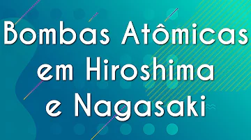 Porque os americanos jogaram a bomba em Hiroshima e Nagasaki?