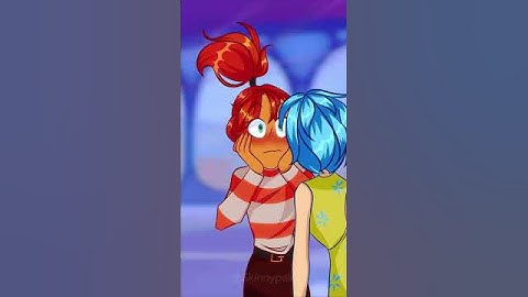 Anxiety KISS Joy 😘  (Inside out 2 Animation) #shorts #animation #memes