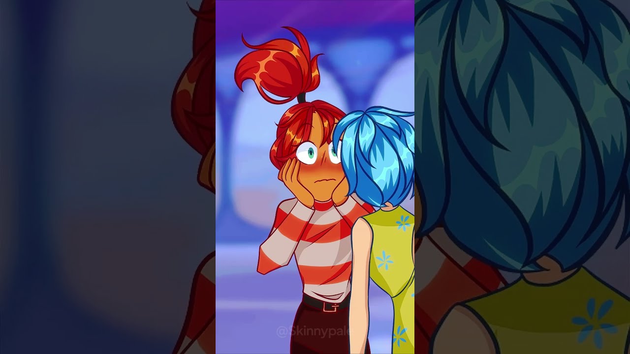 Anxiety KISS Joy Inside Out 2 Animation Shorts Memes