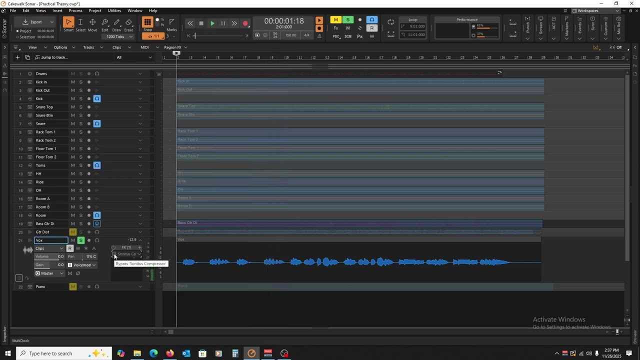 How To Compress Vocals In 5 Minutes Or Less