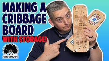 Making A Cribbage Board // woodworking Project
