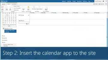Create a calendar in SharePoint 2013 - EPC Group